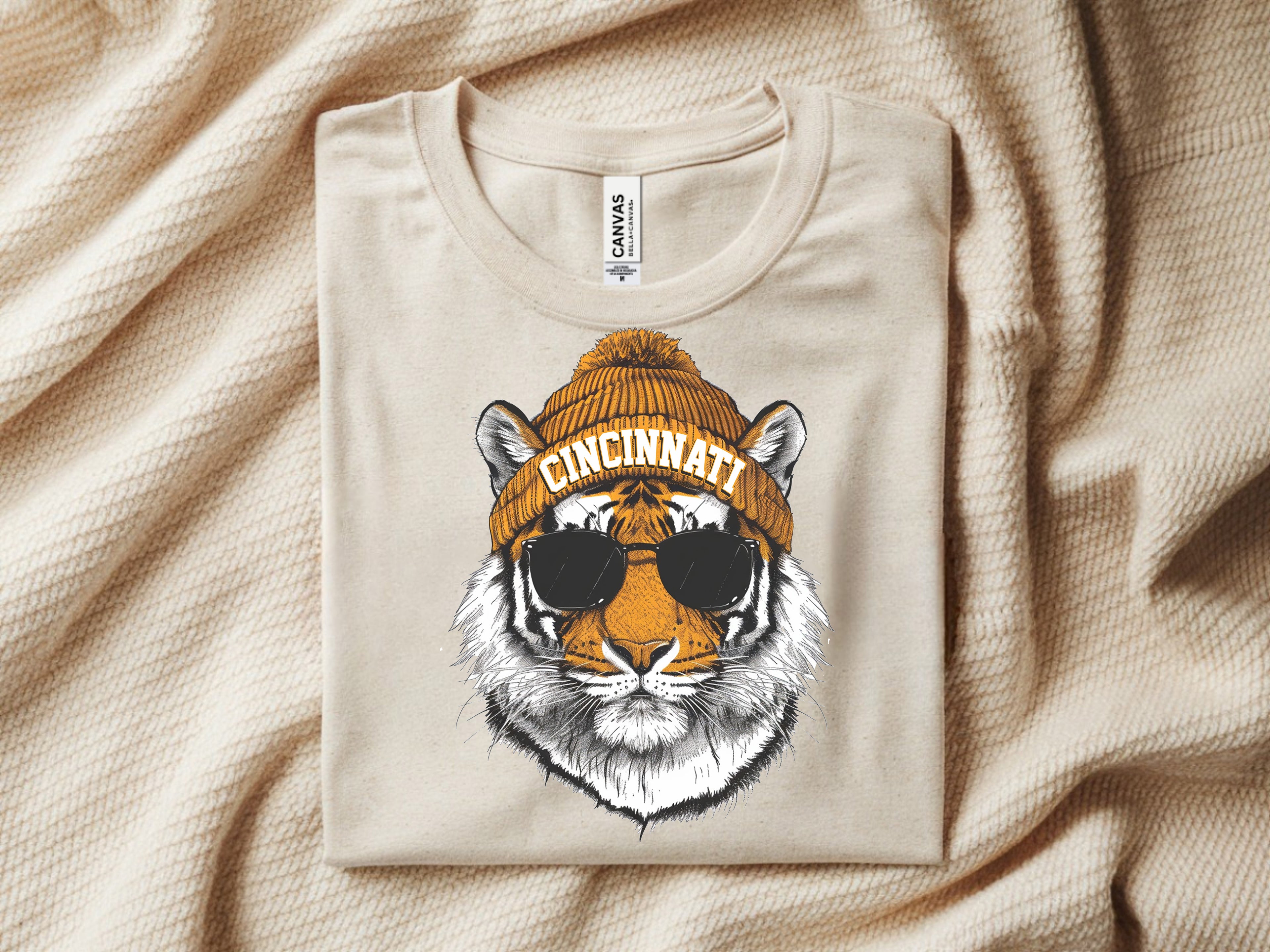 Cincinnati Cool Tiger DTF Transfer | 11" Wide