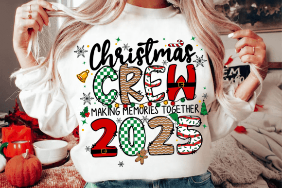 Christmas Crew 2025 DTF Transfer – 11 Inch | Making Memories Together