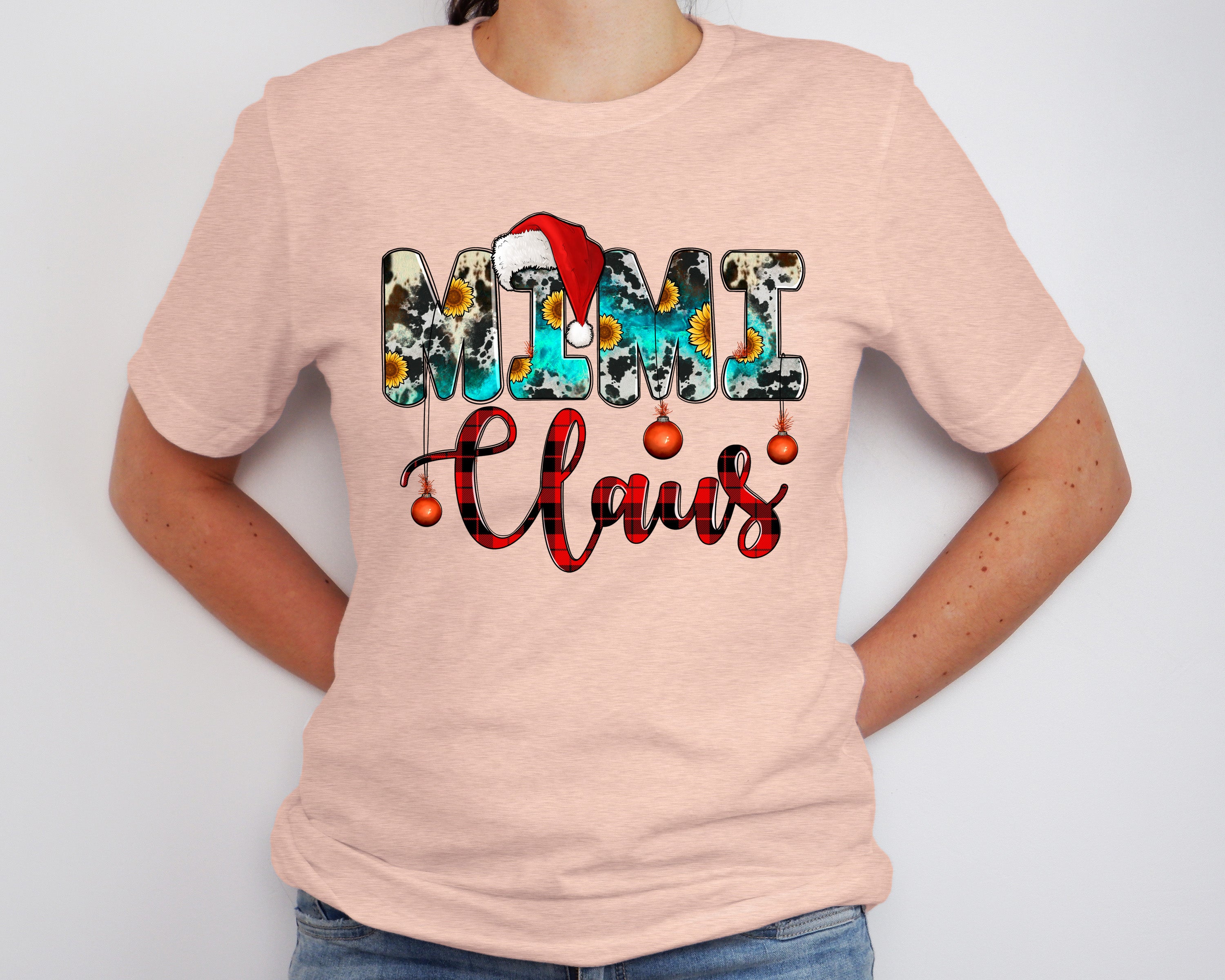 Mimi Claus Christmas DTF Transfer – 11" Holiday Print