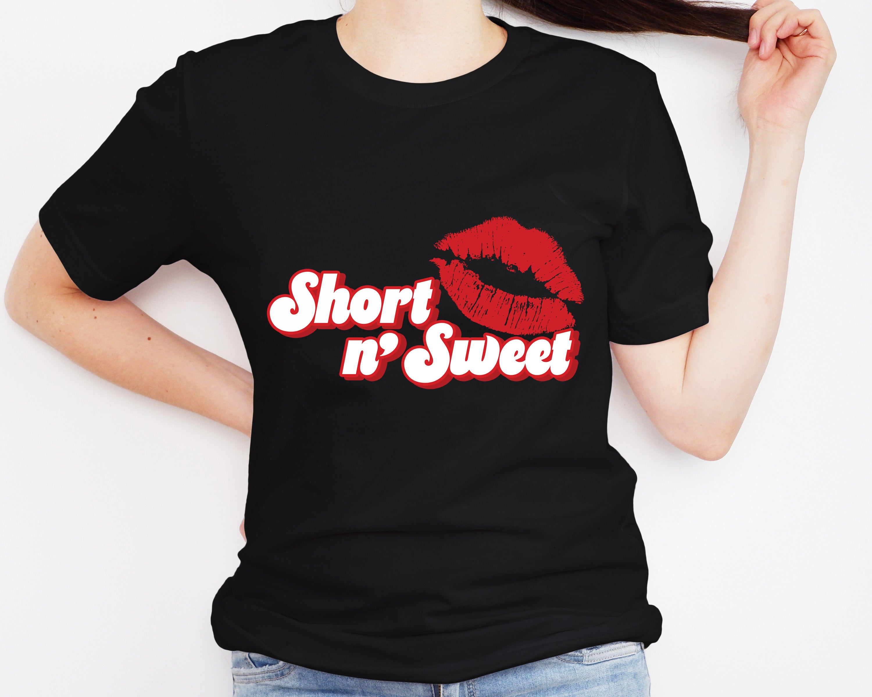 Short n’ Sweet Kiss – 11" DTF Transfer